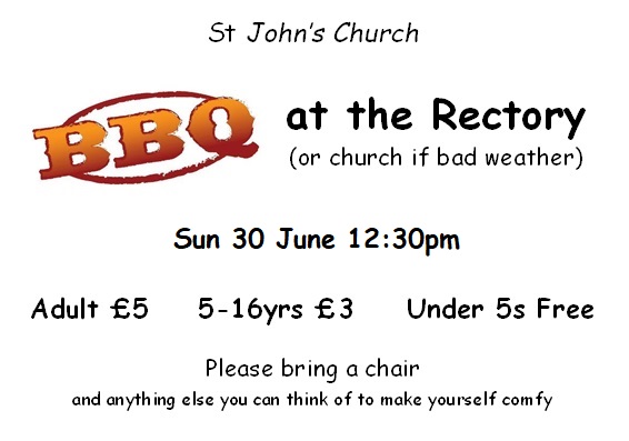 Church BBQ at the Rectory - 30 June 2019 at 12:30pm